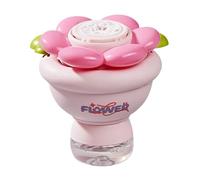 Flower Bubble Machine, Portable Automatic Bubble Blower with LED Lights for Backyard, Beach, Camping, Park, Pool, Party, Travel, Vacation, Wedding Use, Lightweight and Rechargeable, Easy to Operate
