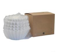 Flower Coffee Filter Paper 100pcs Wood Pulp(White) | Natural wood pulp material, flower shape design, fine pores for smooth taste, 100 pieces per pack