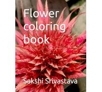 Flower coloring book