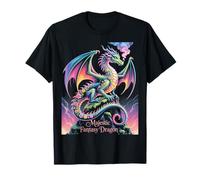 Flower Dragon Beautiful Fantasy Mythical Creature T-Shirt