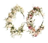 Flower Fairy Crown, Bohemian Flower Crown, Photo Prop Hair Accessories, Adjustable Flower Crown Garland, Festival Flower Headband, Hair Decor for Parties and Special Occasions