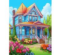 Flower-Filled Farms: The Ultimate Relaxing Coloring Book for Kids and Adults.: Unleash your creativity with 500 pages of floral farm-inspired art.