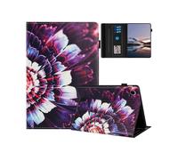 (Flower Fox,Multicolor)For Lenovo Tab M10 (Gen 3) Case Pattern Leather Tablet Cover with Auto Sleep Wake, Card Holder - Col