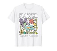 Flower Friends Forever Art Floral Nature T-Shirt