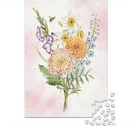 Flower Gift Mothers Day, Puzzle Papier 1000 Pièces, 52x38cm/1000pcs