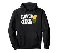 Flower Girl - 70s Retro Groovy Floral Flowers Little Girls Sweat à Capuche
