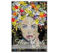 FLOWER GIRLS (Wandkalender 2026 DIN A3 hoch), CALVENDO Monatskalender: Kunstvolle Darstellung von blumengeschmückten weiblichen Wesen