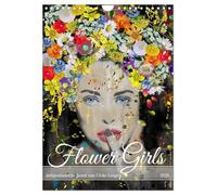 FLOWER GIRLS (Wandkalender 2026 DIN A4 hoch), CALVENDO Monatskalender: Kunstvolle Darstellung von blumengeschmückten weiblichen Wesen