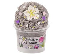 Flower Grau Cloud Slime, Schleim-Partygeschenke für Mädchen und Jungen im Alter Von 8-12 Jahren, Sensorisches Schleim Spielzeug, Weihnachts-, Geburtstags- und Hallowmas-Geschenk für Kinder