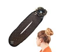 Flower Hair Bun Roller - 13.98x4.13 Inches Women Hairs Roller Tool | Non