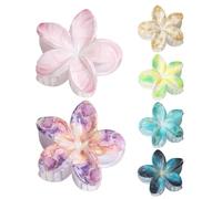 Flower Hair Clips, Flower Clips, Flower Hair Claw Clips, Floral Claw Clamps, Flower Claw, 6x, Flower Cute Claw Clip Non-slip Strong Hold Hair Clips For Thick Hair Girls For Valentine's Day