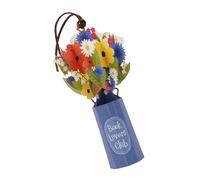 Flower Handmade Bookmark - Elegant Bouquet Art, Wildflowers Pop-Up Style, Thoughtful Gift Keepsake, Book Page Holder for Office Study Journals, Romantic Stationery, 7.09x3.94x0.79 Inch