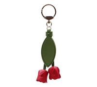 Flower Keychain - Sturdy Car Key Ring Pendant for Stylish Everyday Carry, Lightweight Accessory with Secure Clasp, Decorative Ornament for Purse, Backpack, Couples, Kids, Friends, 6.3x1.14 Inches
