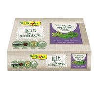 Flower - Kit complet de semis pour cuisine | Outils et graines d'origan, persil, basilic | Serre avec substrat de noix de coco, 38 x 24,5 x 9,5 cm, graines