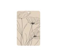 Flower Line Art Minimaliste Boho Trendy Art Désodorisant Voiture 4 Pcs Suspendu Cartes Parfumées Cartes Parfumées pour Voiture Aromathérapie Tablettes
