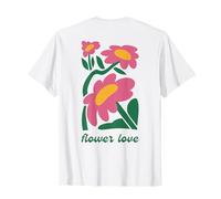 Flower Love X FLOWERCHILD Flower Child X Fleurs - Backprint T-Shirt