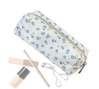 Flower Makeup Brush Pouch, Storage Bag Makeup Bag, Makeup Cosmetic Bags, Travel Bag Cosmetic Organizer, Canvas Toiletry Bag, Easy to Use, Portable for Women Girls