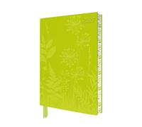 Flower Meadow 2027 Artisan Art Vegan Leather Diary Planner - Page to View with Notes