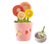 Flower Measuring Spoons,Decorative Ceramic Floral Gadgets Set,Measuring Spoons Cute - for Cooking Baking Coffee Dish Kitchen Home House Indoor Table