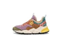 FLOWER MOUNTAIN Baskets en suède et synthétique, Marron-Gris- 40