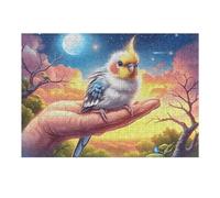 Flower Perroquet Branche 300 Pièces Puzzle Collectionneur en Carton Rigide sans Déformation Bêtes fantastiques Très Difficile Motif Complexe Décoration Murale Qualité Premium 300 PCS