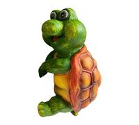Flower Pot Hugger, Frog Pot Hugger, Weather-Resistant UV-Resistant Cute Animal Ornament, 1.97x3.74x2.36 inches, Perfect for Lawn, Yard, Desk, Pond, Workplace, Gardener Gift