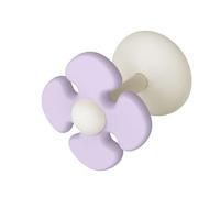 Flower Power Clip organisateur de câble en silicone, support de câble de charge 4 en 1 pour bureau, accessoire de bureau mignon de dessin animé pour gestion des fils, support de cordon autocollant