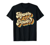 Flower Power Hippie Retro Groovy Positive Vibes des années 60 et 70 T-Shirt