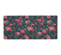 Flower Power Part Tapis de souris fin et long pour studio pratique Grand tapis de souris de bureau 80 x 30 cm
