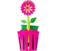 Flower Power Set De Vaisselle Avec Panier Rose
