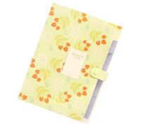 Flower Print File Folder 6 Pockets Expanding Document Organiser Sorting Folder Letter Size for School Office Supplies Classification Folders