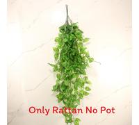 (Flower Radish)Epipremnum Aureum Fausse Plante Verte Suspension Murale pour Décoration Maison Événement Fonds