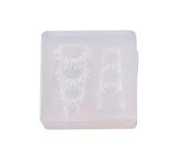 Flower Resin Nails Art Decorations Moule Silicone Sculpture Dys Tools Art Tootherapy Glues Ferming Silicone Nail Scouping Moule