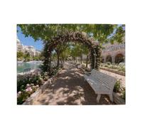 Flower Road Puzzle horizontal en bois de 500 pièces pour développer des compétences pratiques pour se détendre et interagir parent-enfant