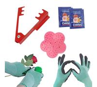 Flower Rose Stripper,Professional Thorns Removal Stripping Tool - Professional Roses Thornn Remover Kit, Garden Stem Cutter Remover, Rose Thorn Removers, Floral Arrangement Thorn Removal Tool