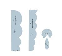 Flower Roses Template Kit - Die Cutting Art Craft Set for Sewing | Floral Stencil with Precision Cutting & Design for Clothing Embroidery, Fabric Appliques and Decorative Textile Work