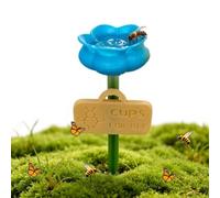 Flower Shape Bee Water Station - Drinking Feeder with Ground Insert