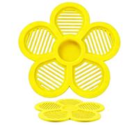 Flower Shape Butterfly Water Bowl - Floating Pollinator Drinking Station, Bee Hydration Dish, Decorative Garden Water Accessory, Lightweight Floating Design | SUMMERGARDEN Display, Patio Relaxation,