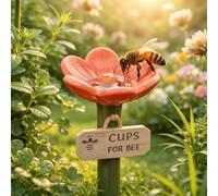 Flower-Shaped Bee Watering Station, Bee Watering Station for Garden