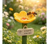 Flower-Shaped Bee Watering Station, Bee Watering Station for Garden