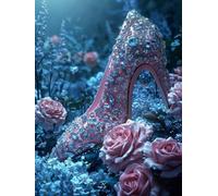 Flower Shoe,Adult Jigsaw Puzzle 1500 Pieces,Teen Boys and Girls Jigsaw Puzzles,Premium Fun Family challenging Birthday Puzzle,57x87cm