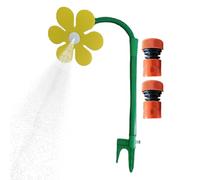 Flower Sprinkler, Rotating Irrigation Tool, 360 Degree Decorative Water Toy for, 76cm, 29.92 inches Farm, Park, Playground, Dog Cooling, Lawn, Garden, Backyard