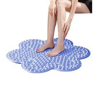 Flower Step Massage Mat - Silicone for Foot Relaxation | Soft Non Slip Cushion with Raised Nodes & Foldable Standing Design for Home Office, Bathroom, Kitchen and Tired Feet Recovery