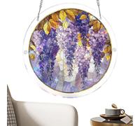 Flower Sun Catcher - Decorative Puzzle Craft Kit, Light Catching Design with Shimmer, 3D Artistic, Home Ornament, Creative Decor Item for Brightening Indoor Spaces in Living Rooms Bedrooms