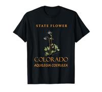 Flower The Columbine du Territoire du Colorado T-Shirt