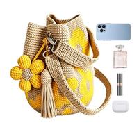 Flower Tote Bag - Crochet Blossom Pouch Shopper, Artisan Crafted Mesh Carrier, Spacious Reusable Everyday Companion | Summer Seaside Pool Yacht Weekend Getaway Wet Clothing Sand Free Storage
