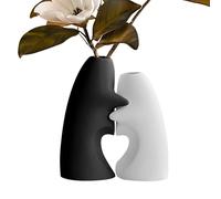 Flower Vases for Bouquet - 14x7.2cm/5.51x2.83 inches Embracing Vases | Vase for Centerpieces | Hugging Flower Vase Desk Decor | 2 Pieces Bouquet Holders fôr Floral Arrangements Dining Table