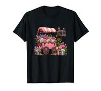 Flower Wagon Boîte aux Lettres pour Amateur de Jardin T-Shirt