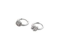 floweragrant Femmes Argent Boucles D'Oreilles, 925 Boucle D'Oreille Pour Les S-E60 D'Oreilles Créoles Torsadées En Sterling Filles Or Bijoux Géométriques Cadeau