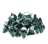 FLOWERBOX Oasis Pini KL Lot de 50 bougeoirs Ø 3 cm avec ruban adhésif pour fixation de bougies en mousse emboîtable